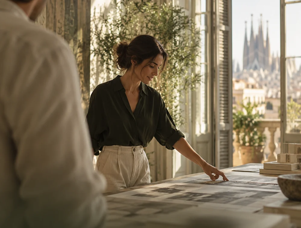 Architect-led Barcelona masterclass in a sunlit studio overlooking the city